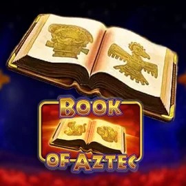 Book of Aztec logo by Amatic Industries at Crystal Roll CasinoBook of Aztec